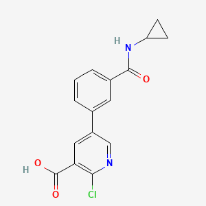 molecular formula C16H13ClN2O3 B6393621 MFCD18318362 CAS No. 1261957-62-3