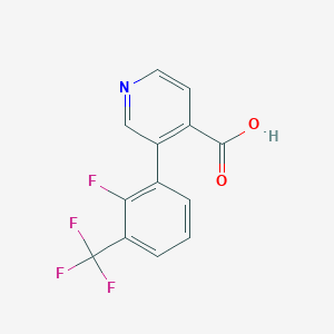 molecular formula C13H7F4NO2 B6393674 MFCD18318382 CAS No. 1261908-18-2