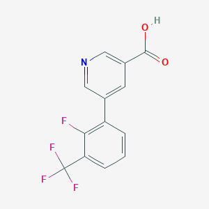 molecular formula C13H7F4NO2 B6393681 MFCD18318384 CAS No. 1261901-69-2