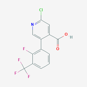 molecular formula C13H6ClF4NO2 B6393756 MFCD18318397 CAS No. 1261920-42-6