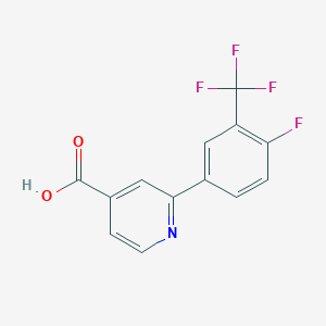molecular formula C13H7F4NO2 B6393761 MFCD18318398 CAS No. 1261908-33-1