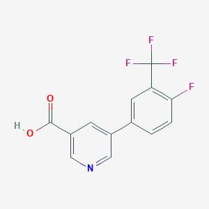 molecular formula C13H7F4NO2 B6393782 MFCD18318401 CAS No. 1261957-78-1