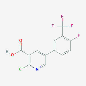 molecular formula C13H6ClF4NO2 B6393815 MFCD18318413 CAS No. 1261908-42-2