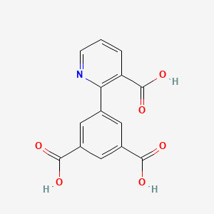 molecular formula C14H9NO6 B6393843 2-(3,5-DICARBOXYPHENYL)NICOTINIC ACID CAS No. 1261937-68-1