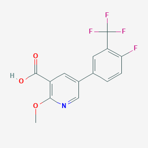 molecular formula C14H9F4NO3 B6393845 MFCD18318412 CAS No. 1261948-51-9