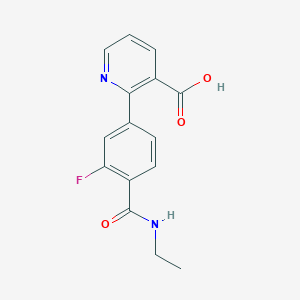molecular formula C15H13FN2O3 B6393921 MFCD18318434 CAS No. 1261949-10-3