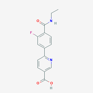 molecular formula C15H13FN2O3 B6393947 MFCD18318436 CAS No. 1261935-59-4