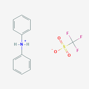 molecular formula C13H12F3NO3S B063943 三氟甲磺酸二苯铵 CAS No. 164411-06-7