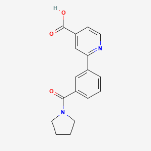 molecular formula C17H16N2O3 B6394331 MFCD18318534 CAS No. 1261936-03-1