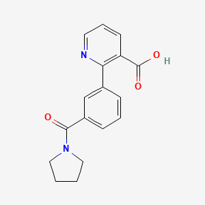 molecular formula C17H16N2O3 B6394345 MFCD18318536 CAS No. 1261991-85-8