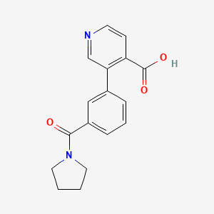 molecular formula C17H16N2O3 B6394367 MFCD18318535 CAS No. 1261976-40-2
