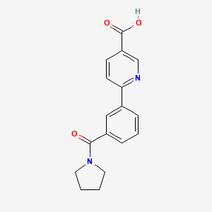 molecular formula C17H16N2O3 B6394383 MFCD18318538 CAS No. 1261988-85-5