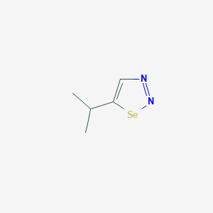 molecular formula C5H8N2Se B063945 5-Isopropyl-1,2,3-selenadiazole CAS No. 167555-66-0