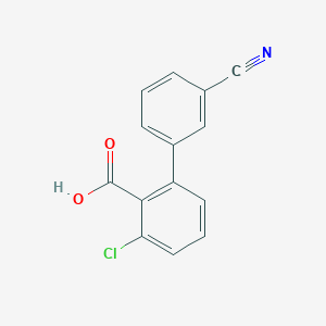 molecular formula C14H8ClNO2 B6396569 MFCD18319135 CAS No. 1261979-66-1