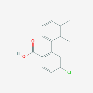 molecular formula C15H13ClO2 B6397156 4-Chloro-2-(2,3-dimethylphenyl)benzoic acid CAS No. 1262005-58-2
