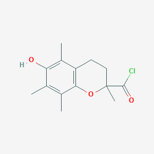 6-Hydroxy-2,5,7,8-tetramethylchromane-2-carbonyl chloride