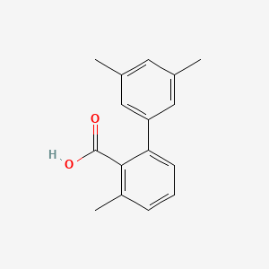 B6397399 2-(3,5-Dimethylphenyl)-6-methylbenzoic acid, 95% CAS No. 937377-94-1