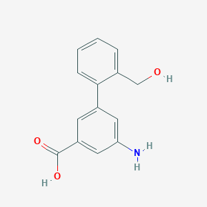 molecular formula C14H13NO3 B6397505 MFCD18319387 CAS No. 1261969-64-5