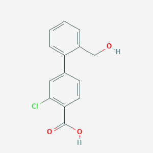 molecular formula C14H11ClO3 B6397554 MFCD18319405 CAS No. 1261969-81-6