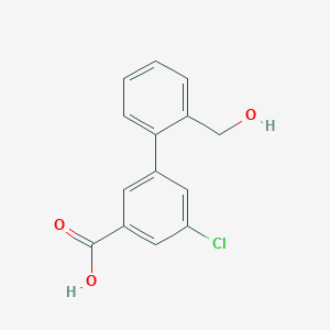 molecular formula C14H11ClO3 B6397579 MFCD18319406 CAS No. 1262005-43-5