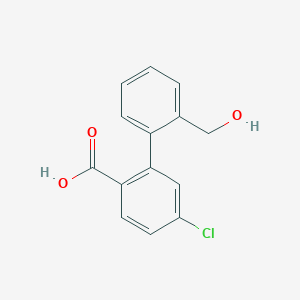 molecular formula C14H11ClO3 B6397616 MFCD18319407 CAS No. 1261902-33-3
