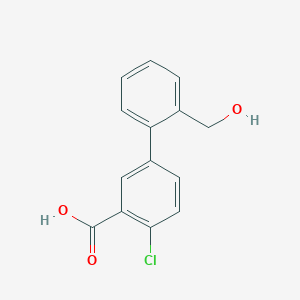 molecular formula C14H11ClO3 B6397621 MFCD18319404 CAS No. 1261923-18-5