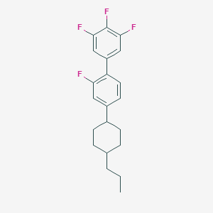1,2,3-Trifluoro-5-[2-fluoro-4-(4-propylcyclohexyl)phenyl]benzene