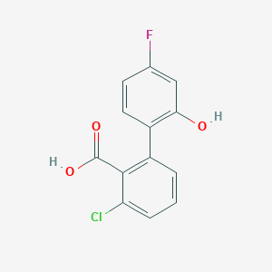 molecular formula C13H8ClFO3 B6399061 MFCD18319779 CAS No. 1261903-59-6