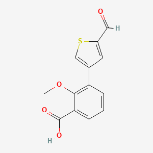 molecular formula C13H10O4S B6399270 MFCD18319829 CAS No. 1261989-80-3