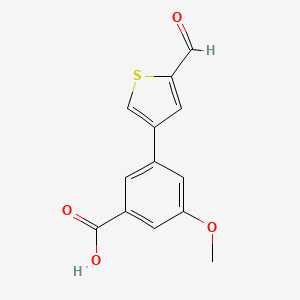 molecular formula C13H10O4S B6399271 MFCD18319831 CAS No. 1261972-75-1