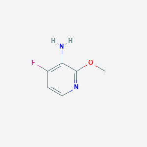 molecular formula C6H7FN2O B064014 4-Fluoro-2-methoxypyridin-3-amine CAS No. 175965-74-9