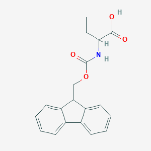 2-((((9H-Fluoren-9-yl)methoxy)carbonyl)amino)butanoic acid