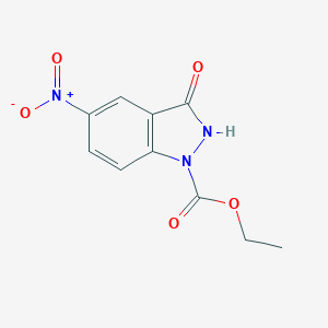 Ethyl 5-nitro-3-oxo-2,3-dihydro-1H-indazole-1-carboxylate