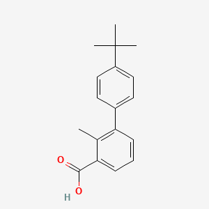 molecular formula C18H20O2 B6404589 2-Methyl-3-(4-T-butylphenyl)benzoic acid CAS No. 1261911-61-8