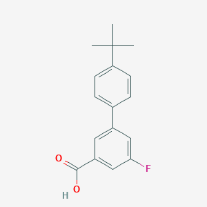molecular formula C17H17FO2 B6404598 5-Fluoro-3-(4-T-butylphenyl)benzoic acid CAS No. 1261962-79-1