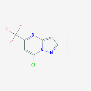 2-Tert-butyl-7-chloro-5-(trifluoromethyl)pyrazolo[1,5-a]pyrimidine