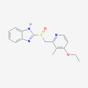 2-[(4-Ethoxy-3-methyl-2-pyridinyl)-methylsulfinyl]-benzimidazole