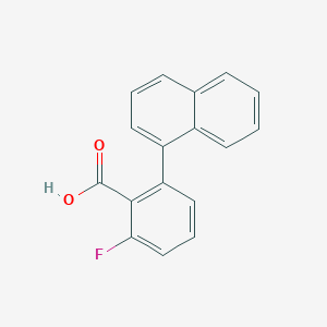 molecular formula C17H11FO2 B6406387 2-Fluoro-6-(naphthalen-1-yl)benzoic acid CAS No. 1261956-01-7