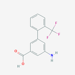 molecular formula C14H10F3NO2 B6407035 MFCD18321725 CAS No. 1261912-08-6