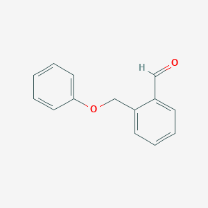 molecular formula C14H12O2 B064073 2-(Phenoxymethyl)benzaldehyde CAS No. 168551-49-3