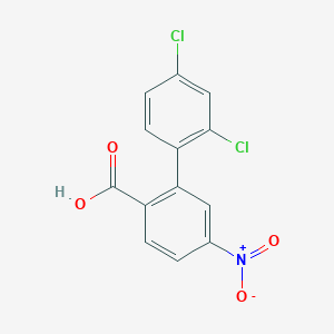 molecular formula C13H7Cl2NO4 B6407360 2-(2,4-Dichlorophenyl)-4-nitrobenzoic acid CAS No. 1261898-46-7