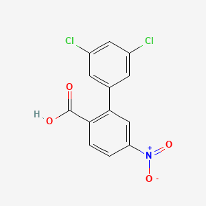 molecular formula C13H7Cl2NO4 B6407675 2-(3,5-Dichlorophenyl)-4-nitrobenzoic acid CAS No. 1261906-32-4