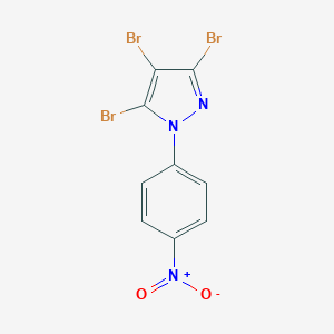 3,4,5-tribromo-1-(4-nitrophenyl)-1H-pyrazole