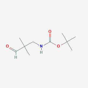 (2,2-Dimethyl-3-oxo-propyl)-carbamic acid tert-butyl ester