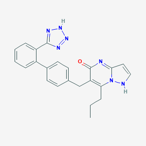 7-propyl-6-[[4-[2-(2H-tetrazol-5-yl)phenyl]phenyl]methyl]-1H-pyrazolo[1,5-a]pyrimidin-5-one