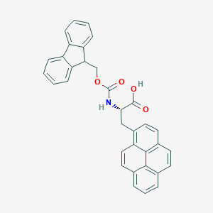 molecular formula C34H25NO4 B064091 Fmoc-3-pyrenyl-L-alanine CAS No. 183071-07-0