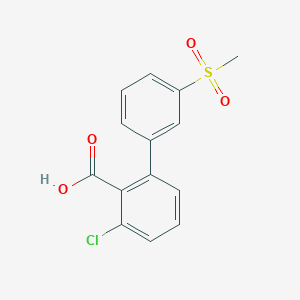 molecular formula C14H11ClO4S B6409233 MFCD18322270 CAS No. 1261935-75-4