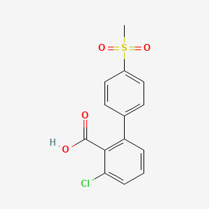 molecular formula C14H11ClO4S B6409335 MFCD18322300 CAS No. 1262005-30-0