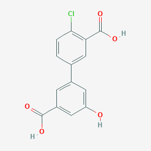 molecular formula C14H9ClO5 B6409518 MFCD18322343 CAS No. 1262005-39-9