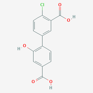 molecular formula C14H9ClO5 B6409533 MFCD18322342 CAS No. 1261914-27-5